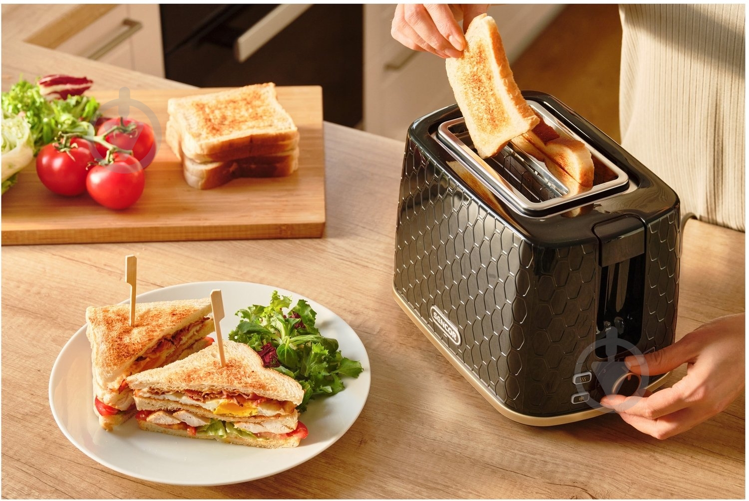 Тостер Sencor STS7201BK - фото 9