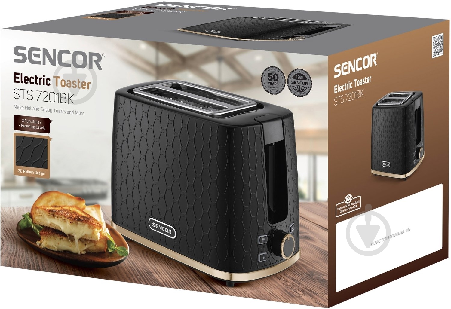 Тостер Sencor STS7201BK - фото 8