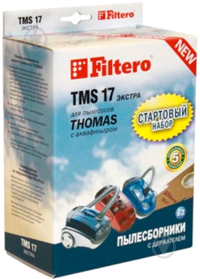 Пилозбірник Filtero TMS 08 екстра (3) синтетичний - фото 2 Пилозбірник Filtero TMS 08 екстра (3) синтетичний - фото 2