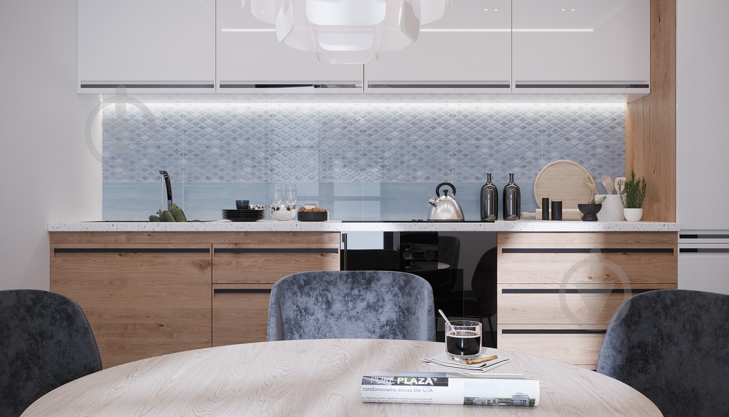 Декор Golden Tile La Manche ice 1LI311 20x50 см - фото 3