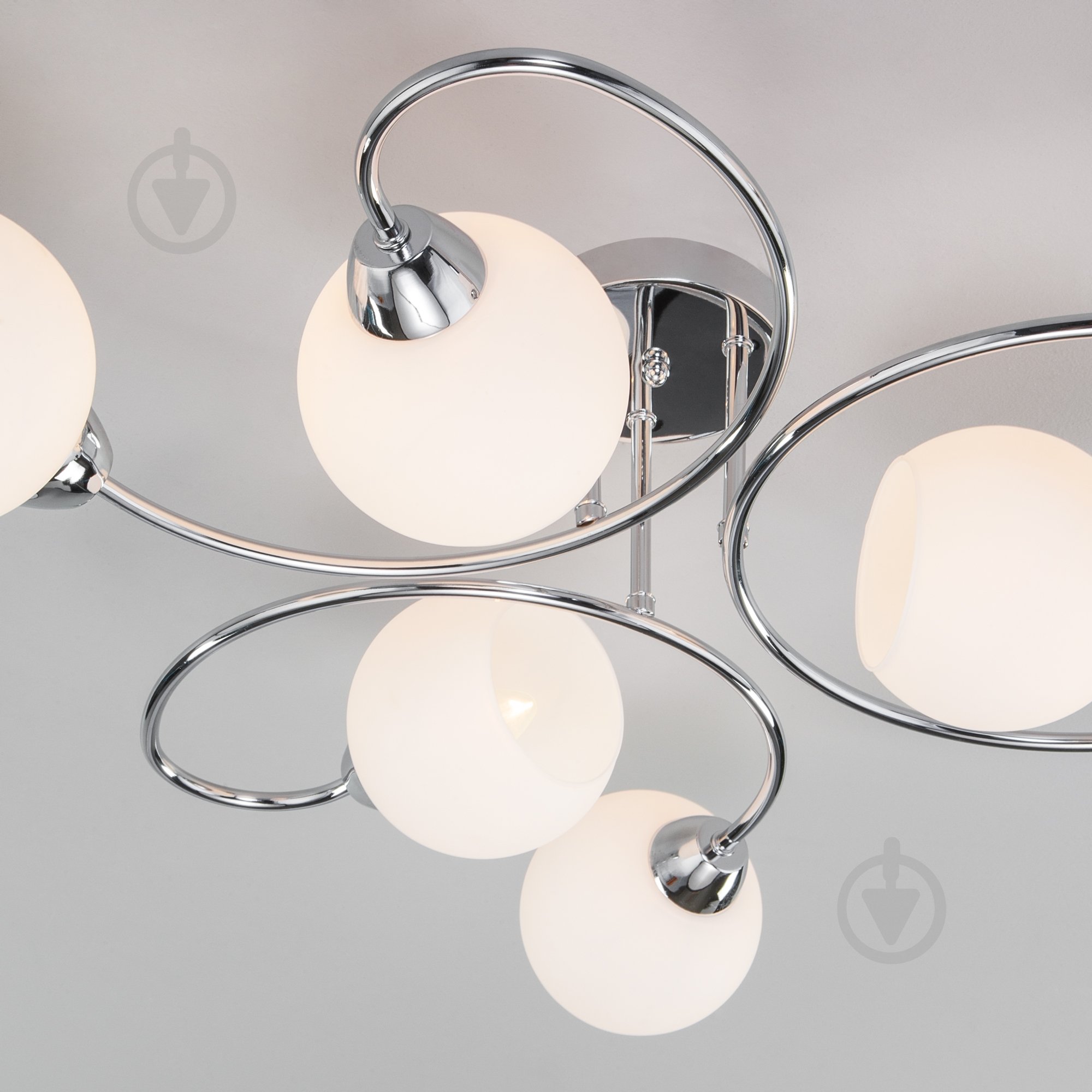 ВИТРИНА! Люстра потолочная Strotskis Tulia 6x40 Вт E27 хром 30136/6 - фото 2