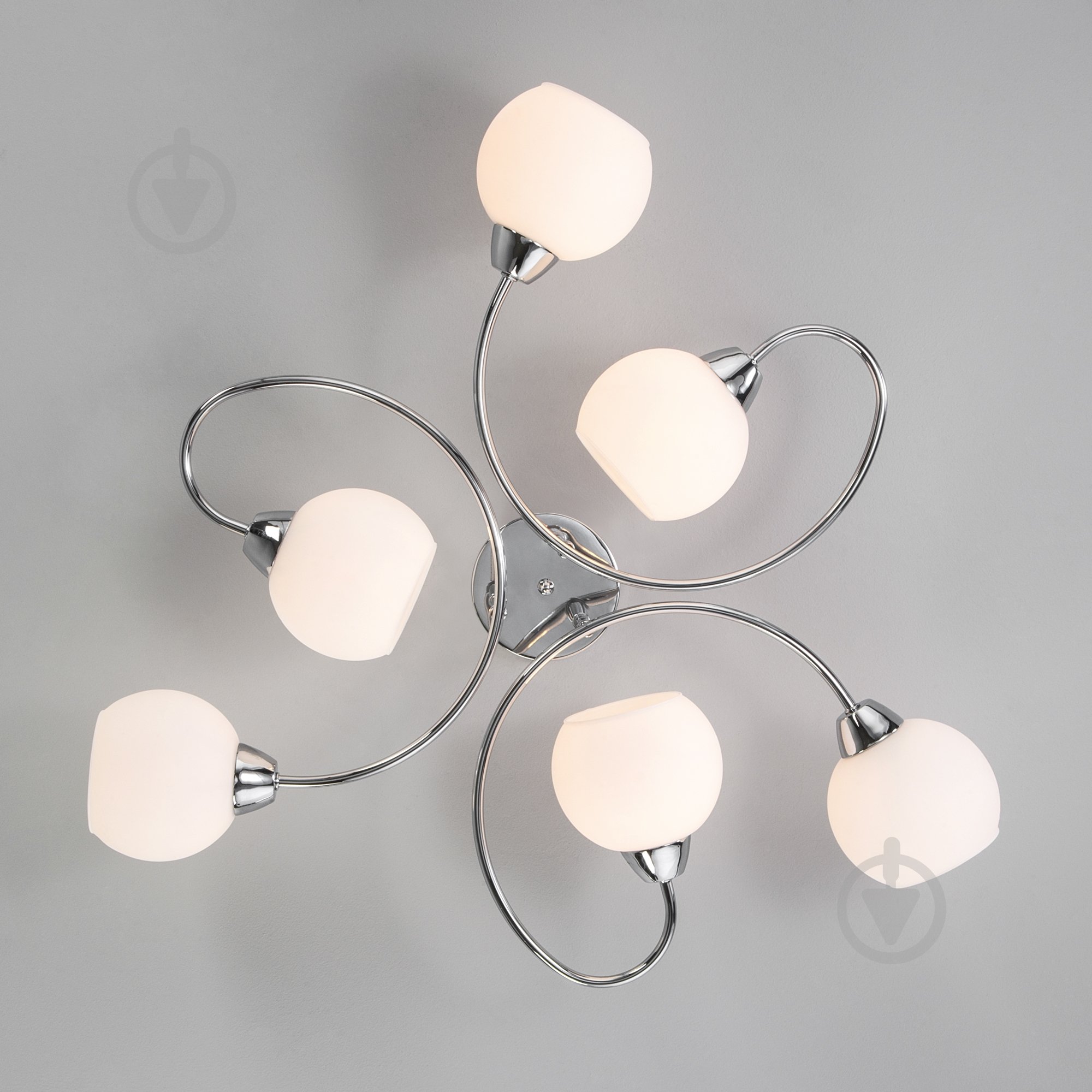 ВИТРИНА! Люстра потолочная Strotskis Tulia 6x40 Вт E27 хром 30136/6 - фото 3