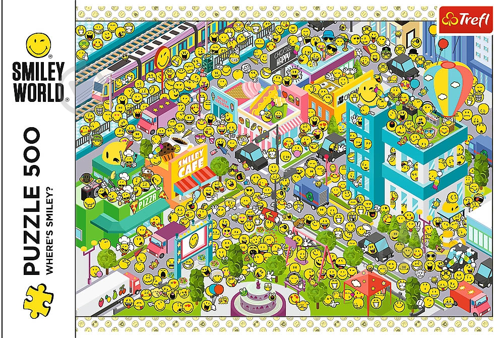 Пазл Trefl 500 Где Смайли? 37429 - фото 2 Пазл Trefl 500 Где Смайли? 37429 - фото 2