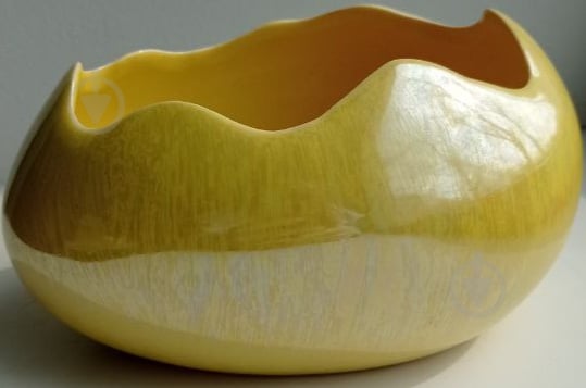 Ваза-кашпо Eterna 1712-7 7 см желтая с сиянием 1712-7 жовта з сяйвом - фото 2 Ваза-кашпо Eterna 1712-7 7 см желтая с сиянием 1712-7 жовта з сяйвом - фото 2