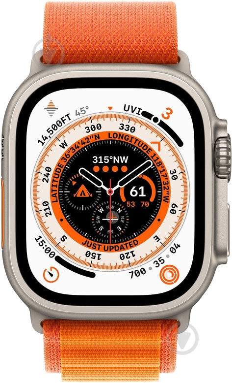 Ремешок Apple Watch 49 mm Alpine Loop - M orange (MQE03ZM/A) - фото 2 Ремешок Apple Watch 49 mm Alpine Loop - M orange (MQE03ZM/A) - фото 2
