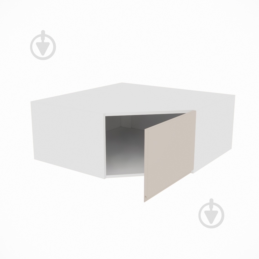 Шафа Влада (А 90х90 права) пломбір/білий Світ Меблів - фото 2 Шафа Влада (А 90х90 права) пломбір/білий Світ Меблів - фото 2