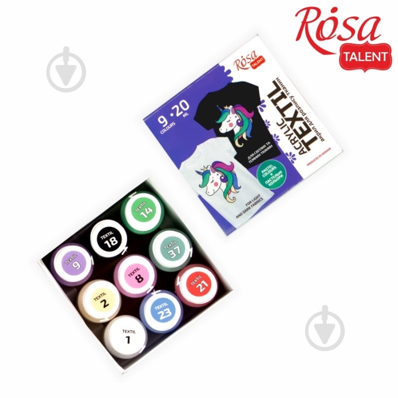 Набор красок Unicorn 9 x 20 мл Rosa Start - фото 3 Набор красок Unicorn 9 x 20 мл Rosa Start - фото 3