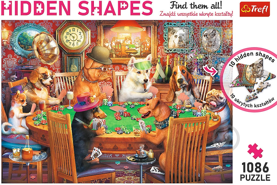 Пазлы Trefl Ночь игр 1086 элементов 10749 - фото 2