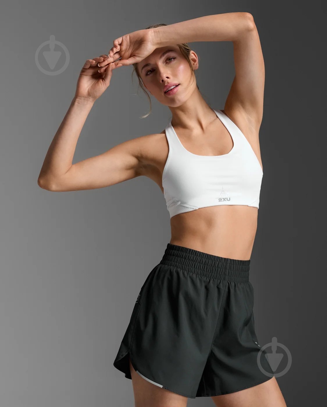Бра 2XU Aero Mesh Medium Impact Bra WR7348a_WHT/SRF р.XS білий - фото 1