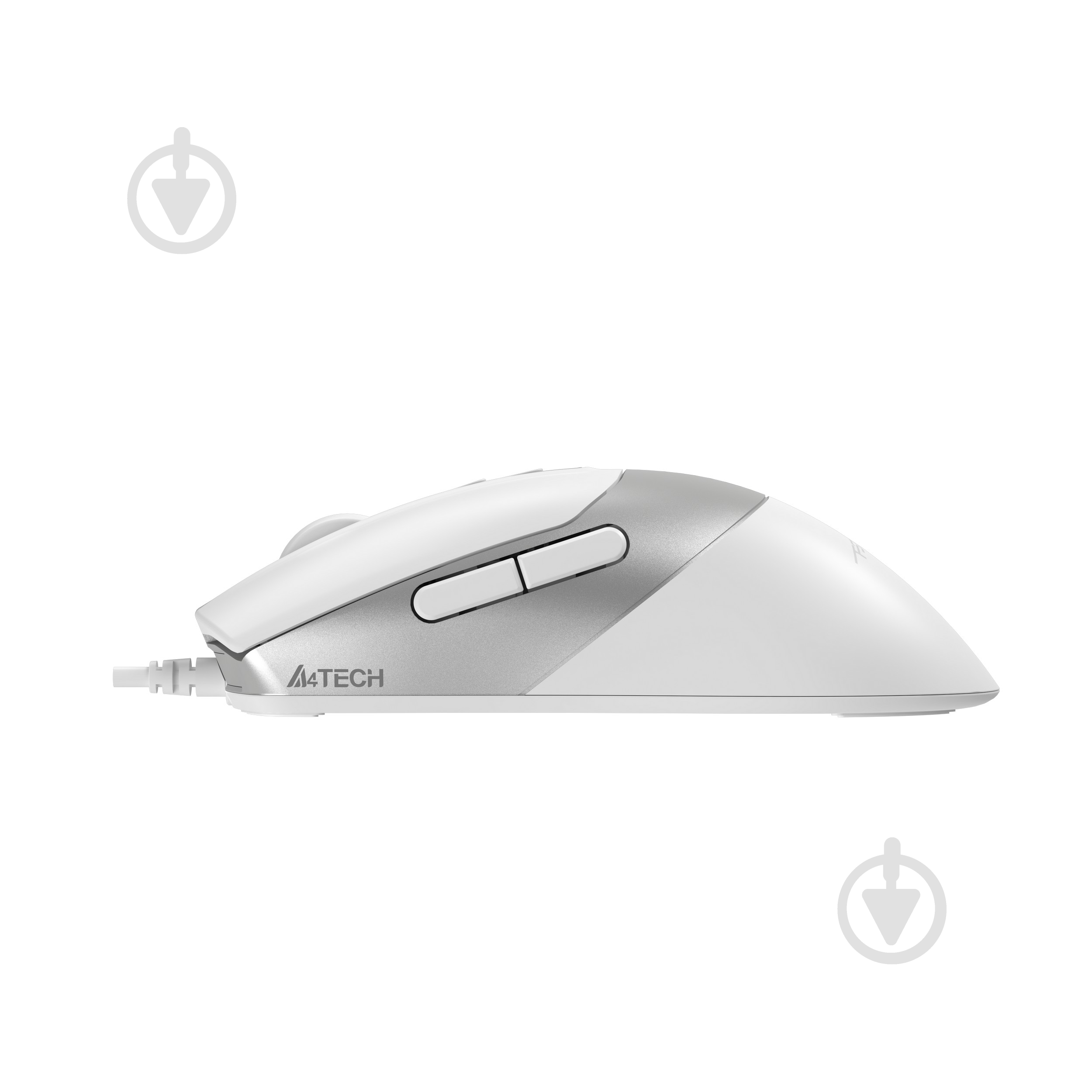 Мышь A4Tech USB, 3200 dpi, Double Click white (FM50 Plus (White)) - фото 4