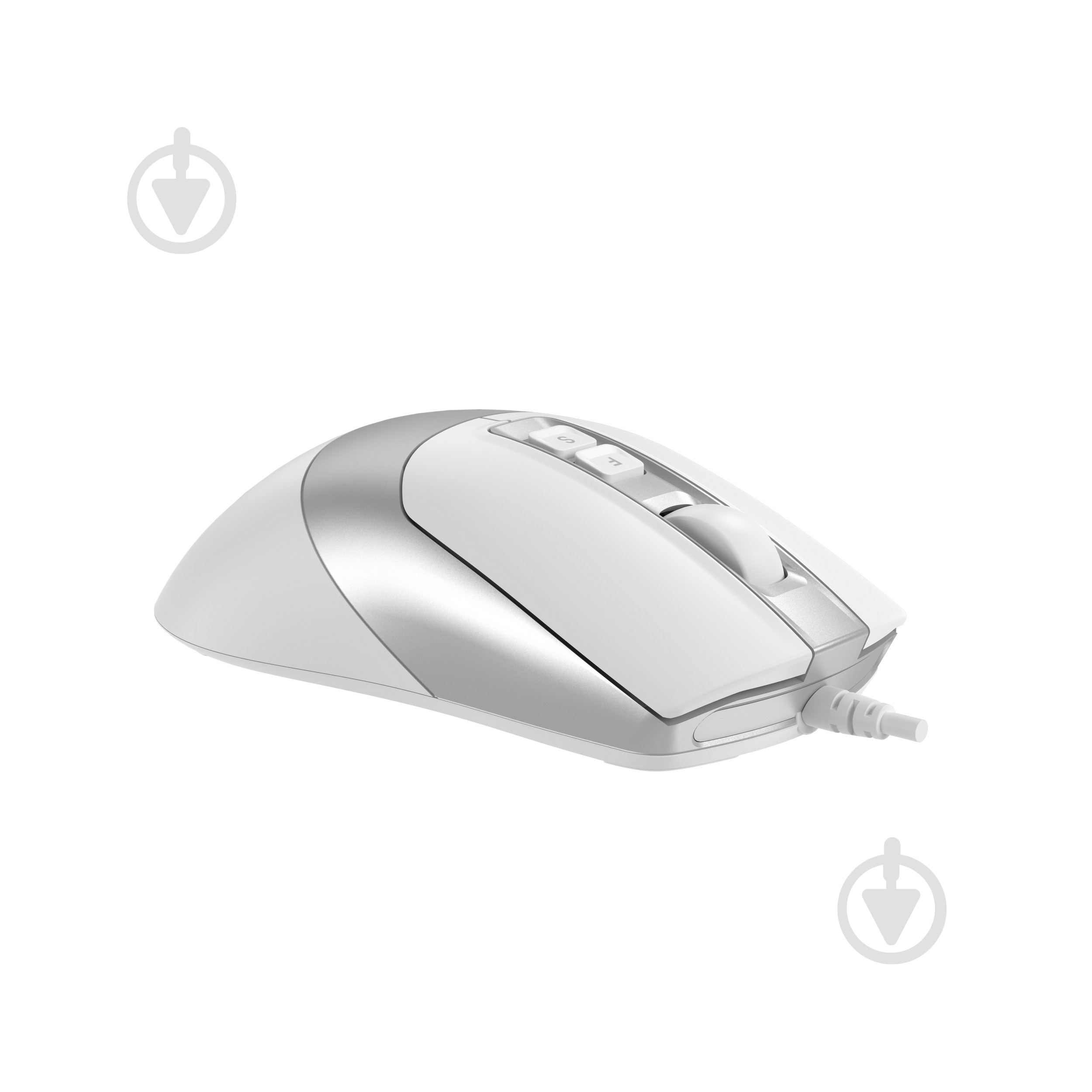 Мышь A4Tech USB, 3200 dpi, Double Click white (FM50 Plus (White)) - фото 6