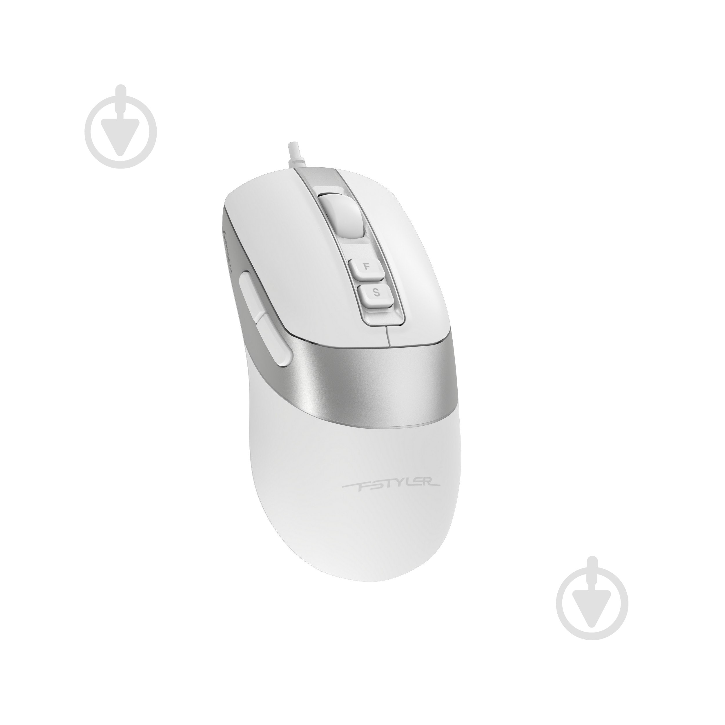 Мышь A4Tech USB, 3200 dpi, Double Click white (FM50 Plus (White)) - фото 9