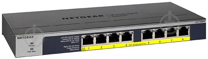 Коммутатор NETGEAR GS108PP - фото 2