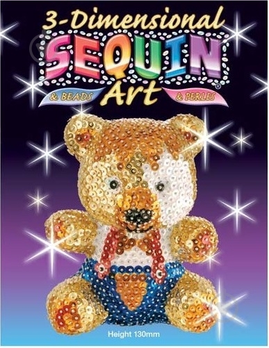 Набор для творчества Sequin Art 3D Мишка SA0502 - фото 1 Набор для творчества Sequin Art 3D Мишка SA0502 - фото 1