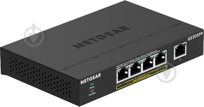 Коммутатор NETGEAR GS305PP (GS305PP-100PES) - фото 4 Коммутатор NETGEAR GS305PP (GS305PP-100PES) - фото 4