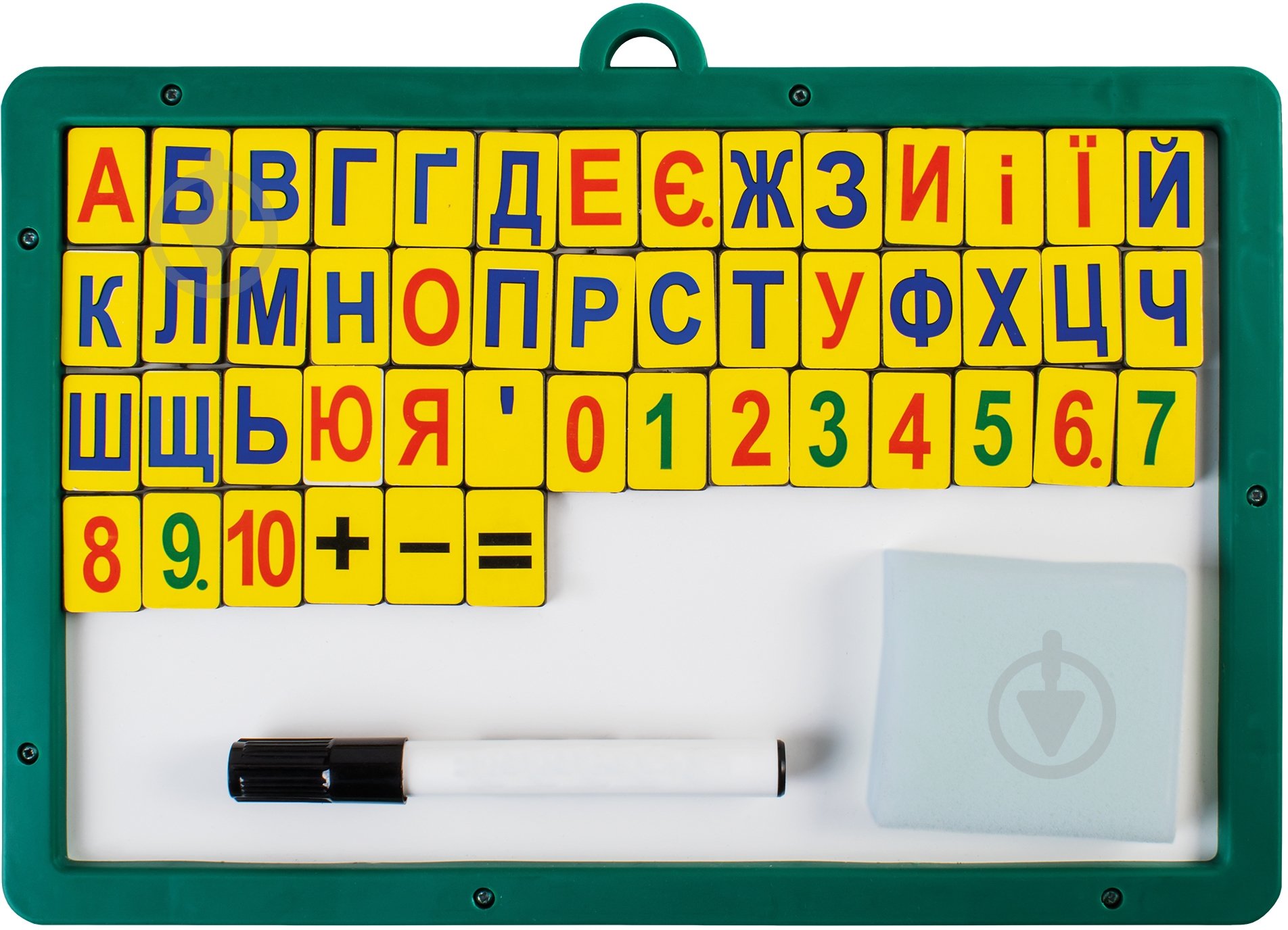 Доска магнитная Economix с набором цифр, знаков и букв E81212 - фото 1