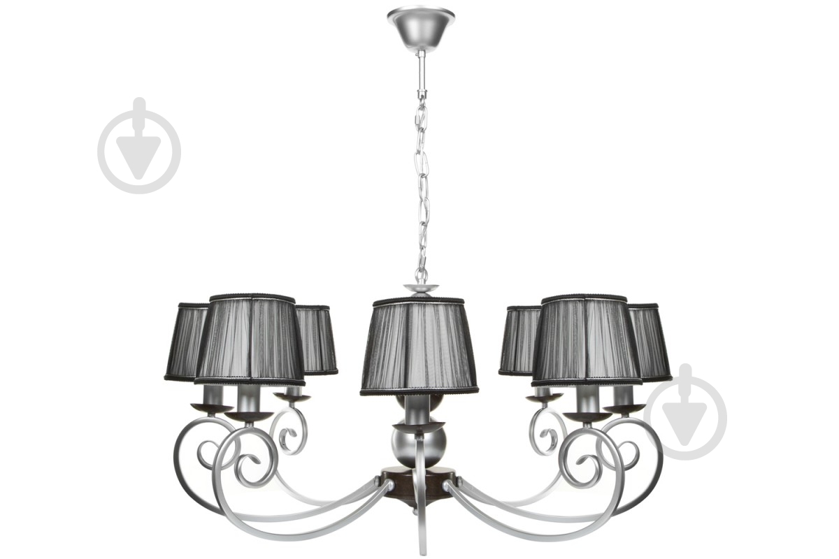 Люстра NNB 8x40 Вт E14 хром/черный 90996 - фото 1