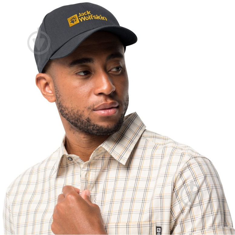 Кепка Jack Wolfskin BASEBALL CAP 1900673_6350 os черный - фото 2