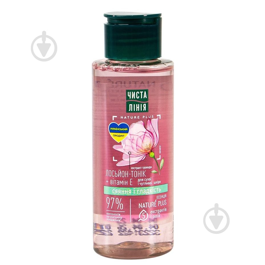 Лосьон-тоник Чиста Лінія для сухой и чувствительной кожи 100 мл - фото 1 Лосьон-тоник Чиста Лінія для сухой и чувствительной кожи 100 мл - фото 1