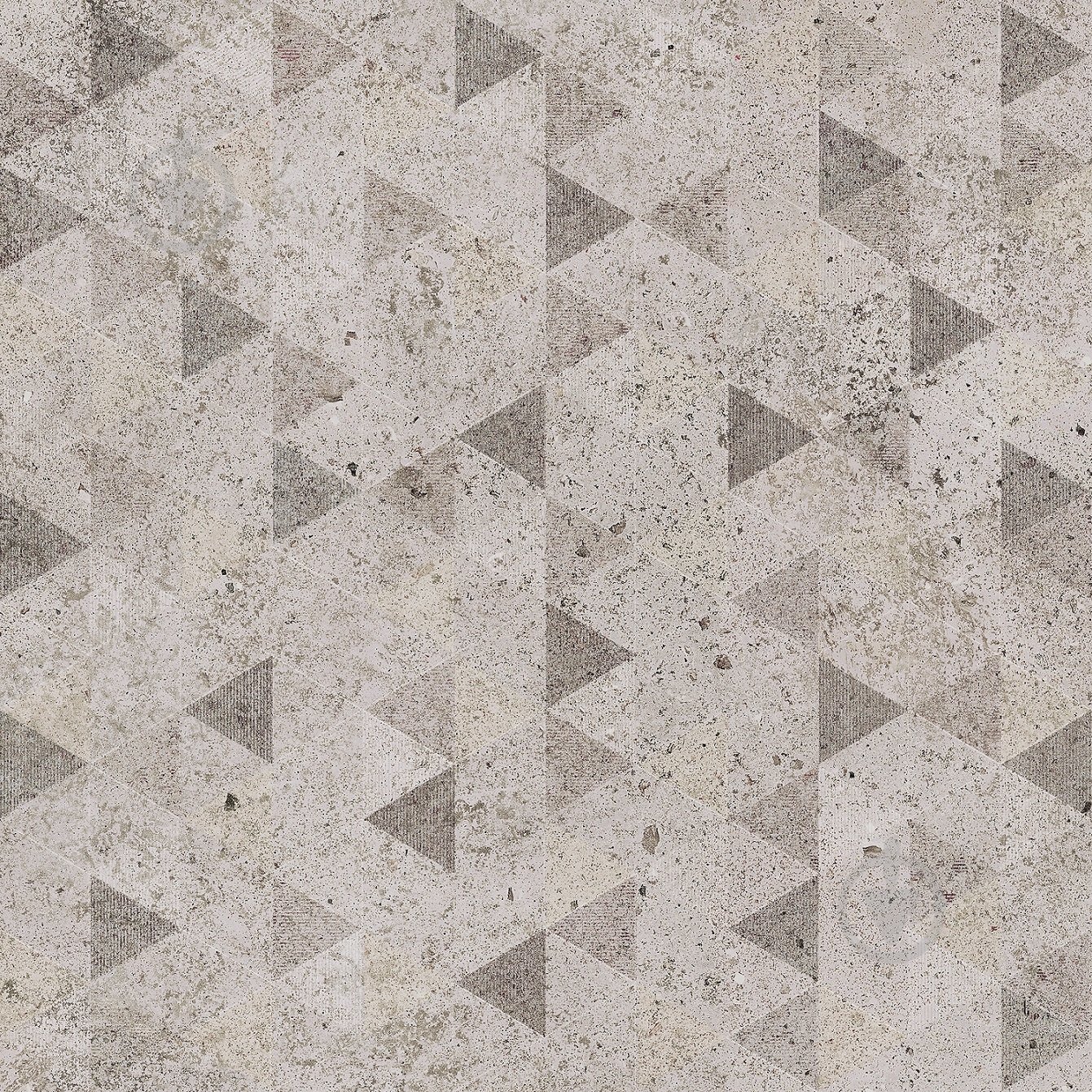 Плитка Ceramika Paradyz Darkside grys triangle str mat 60х60 см - фото 1