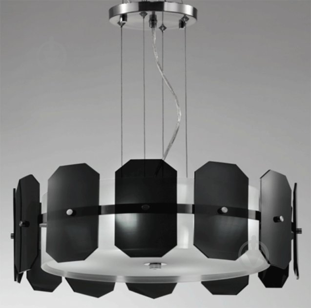 Подвес NNB Sami 4x40 Вт E27 бело-черный 21242 - фото 1