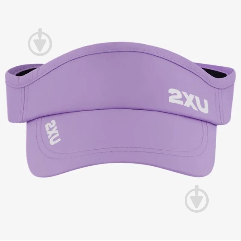 Кепка 2XU Run Visor UQ5686f_GFZ/WHT os фіолетовий - фото 2