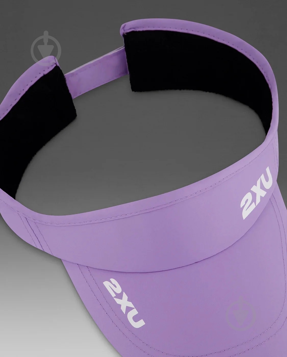 Кепка 2XU Run Visor UQ5686f_GFZ/WHT os фіолетовий - фото 4