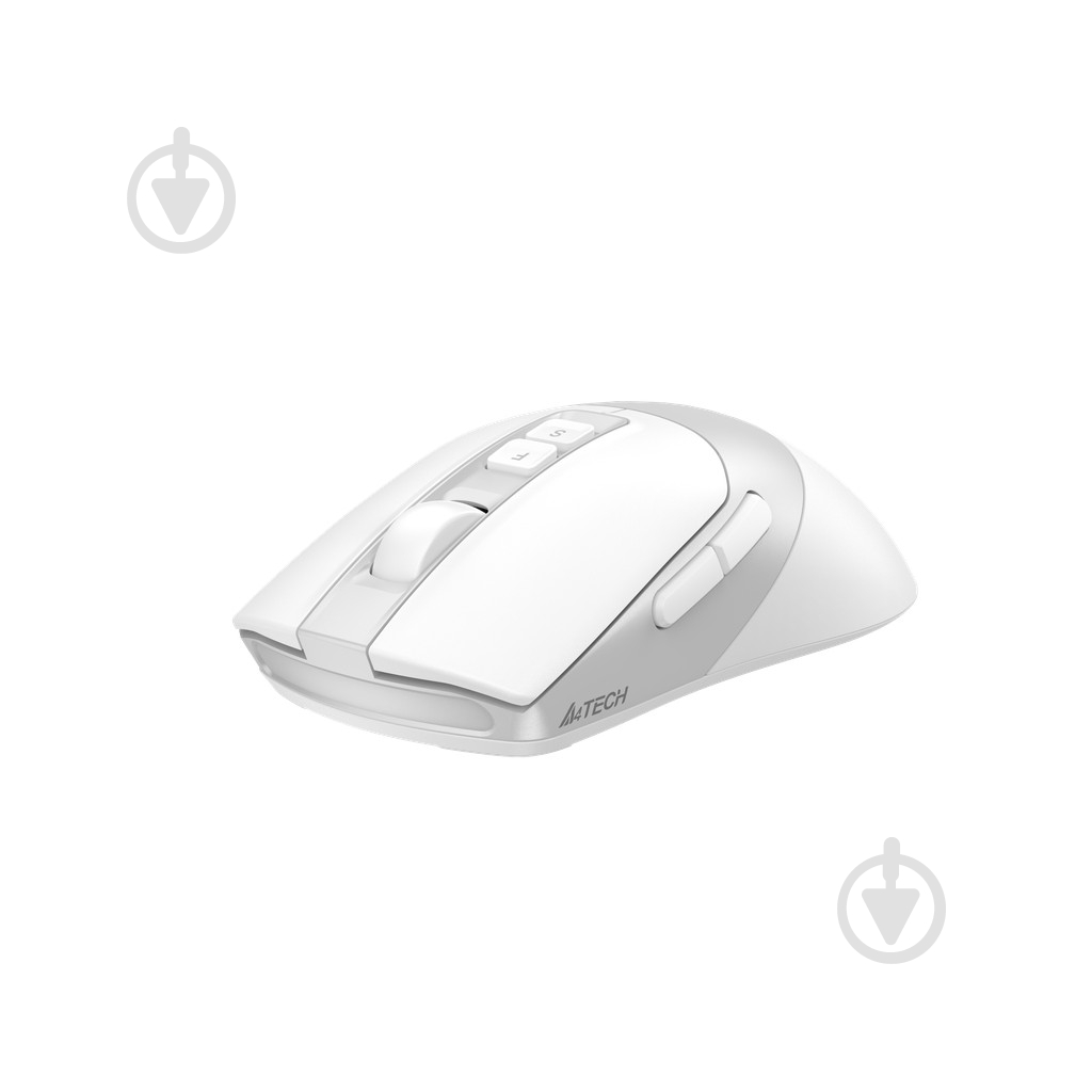 Мышь A4Tech беспроводная, 3200 dpi, двойной клик white (FG50 Plus (White)) - фото 2