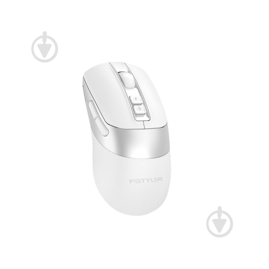 Мышь A4Tech беспроводная, 3200 dpi, двойной клик white (FG50 Plus (White)) - фото 8