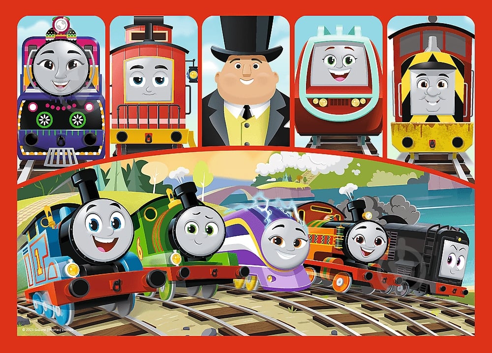 Пазл Trefl 4 в 1 Томас и друзья 34619 - фото 3
