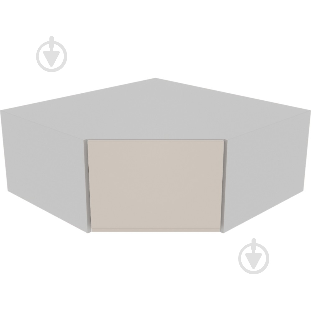 Шафа Влада (А 90х90 ліва) пломбір/попелястий Світ Меблів - фото 1 Шафа Влада (А 90х90 ліва) пломбір/попелястий Світ Меблів - фото 1