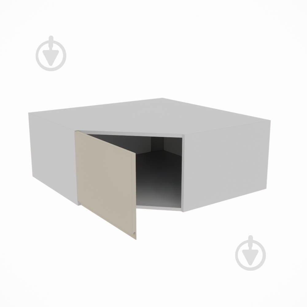 Шафа Влада (А 90х90 ліва) айворі/попелястий Світ Меблів - фото 2 Шафа Влада (А 90х90 ліва) айворі/попелястий Світ Меблів - фото 2