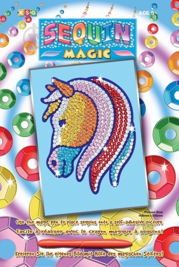 Набор для творчества Sequin Art Sequin Magic Конь SA0904 - фото 1
