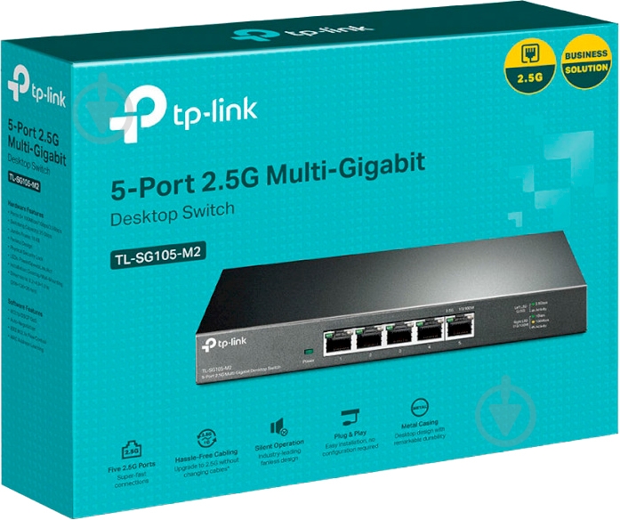 Коммутатор TP-Link TL-SG105-M2 - фото 4