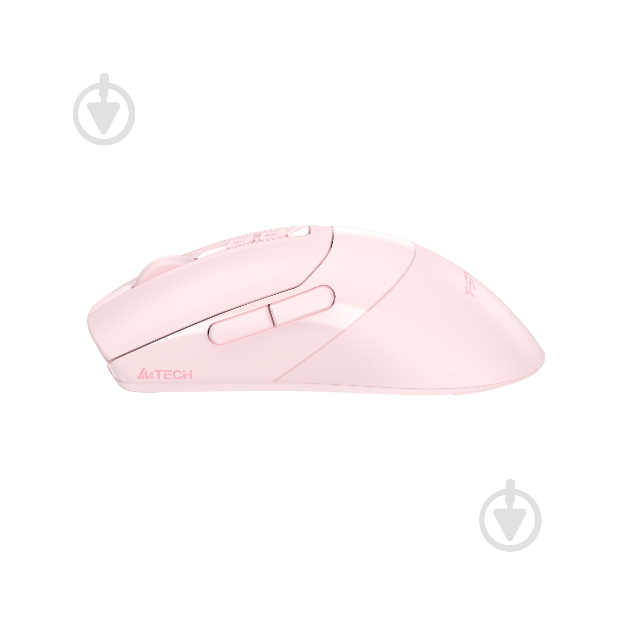 Миша A4Tech бездротова, USB, 3200 dpi, Double Click pink (FG50 Plus (Pink)) - фото 4