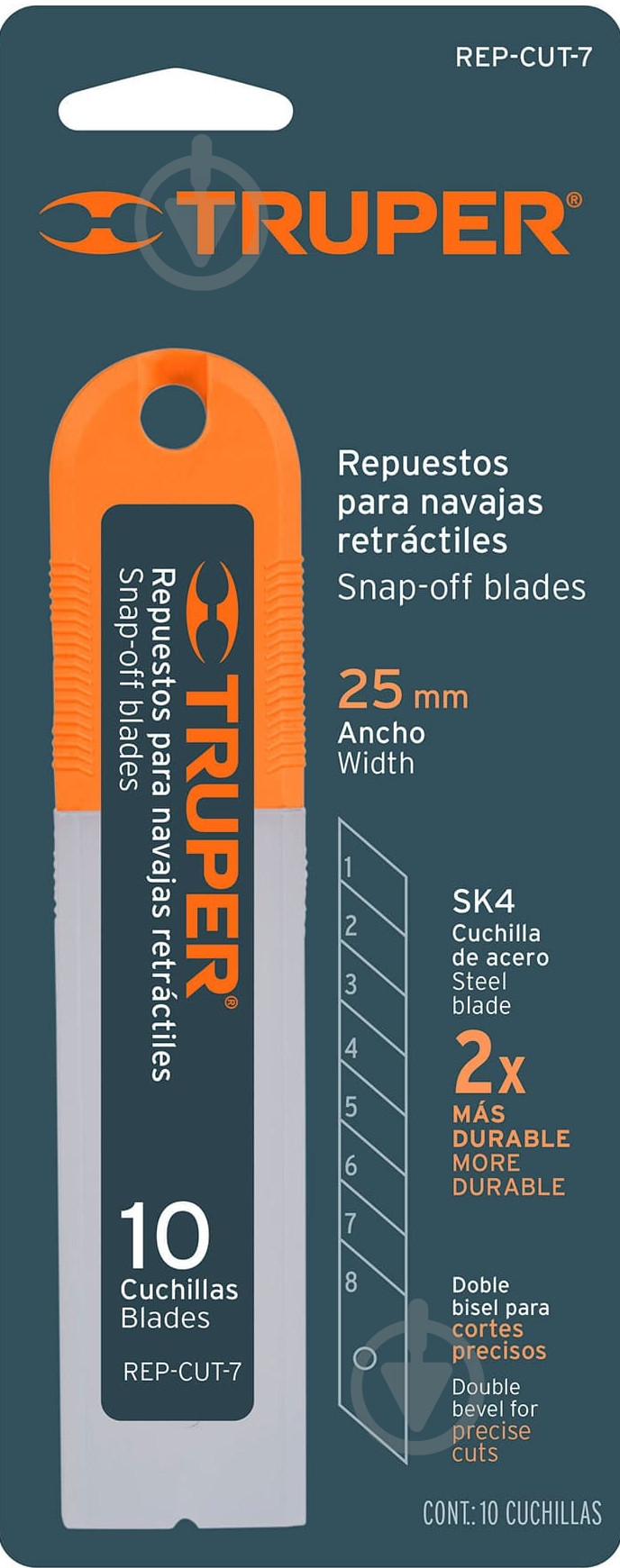 Леза змінні Truper 25 мм REP-CUT-7 - фото 1 Леза змінні Truper 25 мм REP-CUT-7 - фото 1