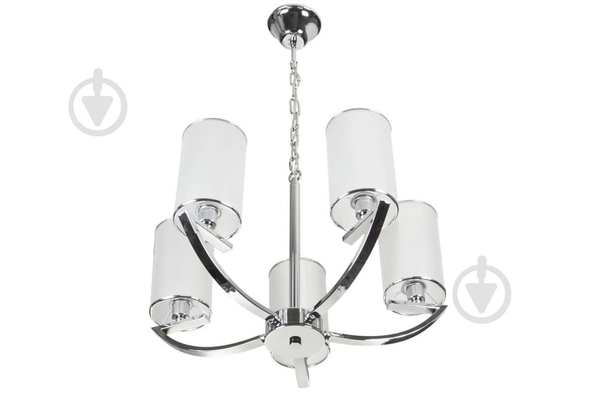 Люстра NNB 5x40 Вт E14 бело-серый 90999 - фото 2