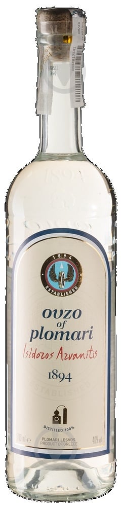 Водка Ouzo анисовая "Plomari" 0,7 л - фото 1