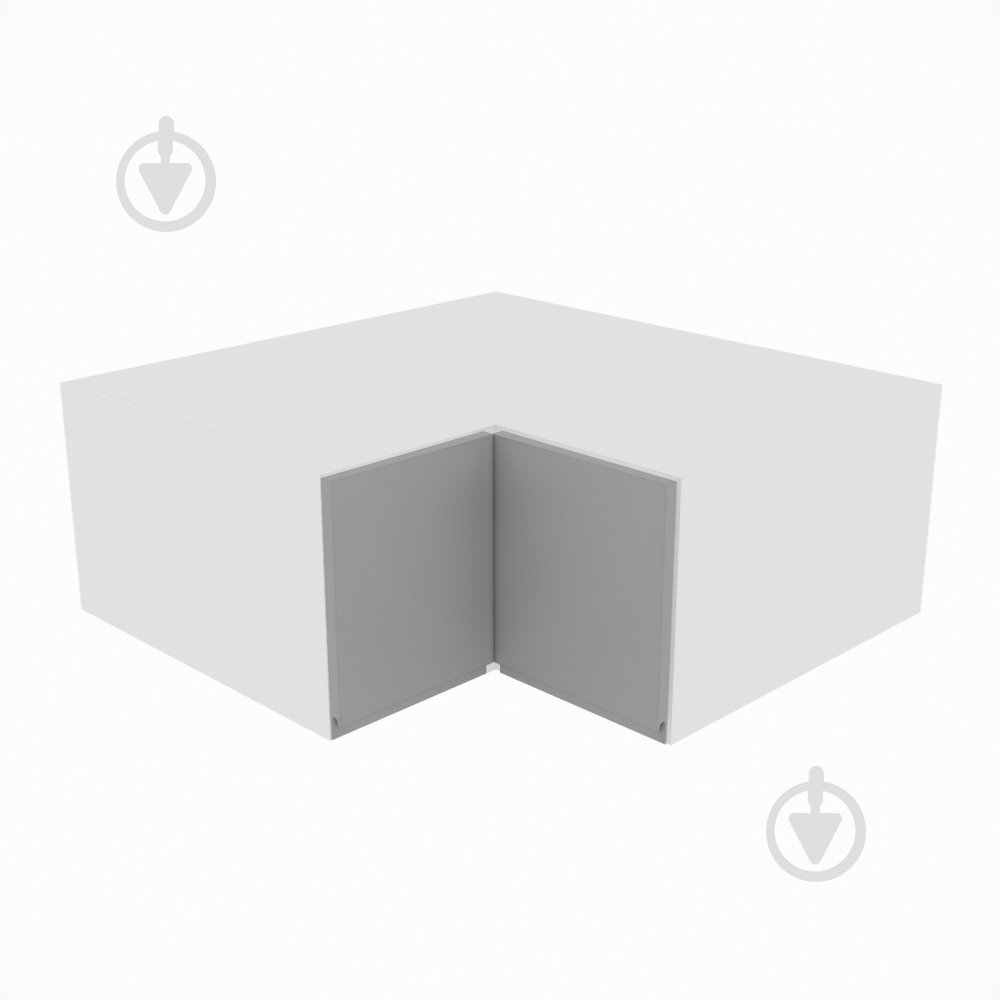 Шафа Влада (А 90х90 прямий (570)права) сірий оксамит/білий Світ Меблів - фото 1 Шафа Влада (А 90х90 прямий (570)права) сірий оксамит/білий Світ Меблів - фото 1