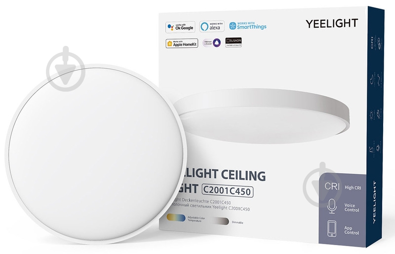 ВІТРИНА! Смарт-світильник Yeelight C2001C450 Ceiling Light - 455mm - фото 1 ВІТРИНА! Смарт-світильник Yeelight C2001C450 Ceiling Light - 455mm - фото 1