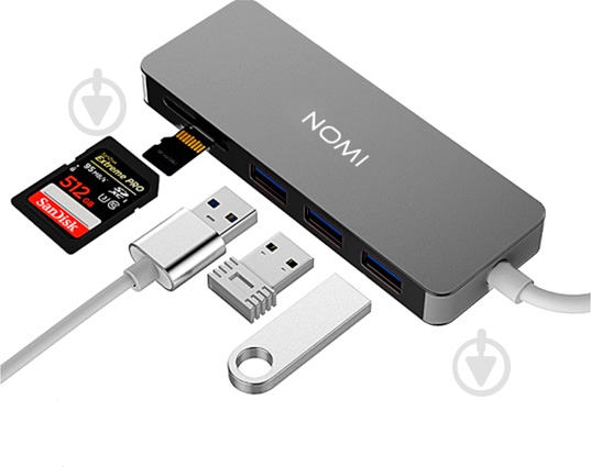 Адаптер Nomi TH501 Type-C - фото 3 Адаптер Nomi TH501 Type-C - фото 3