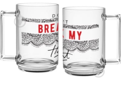 Чашка Galleryglass Don't break my heart 330 мл Berlin - фото 1 Чашка Galleryglass Don't break my heart 330 мл Berlin - фото 1