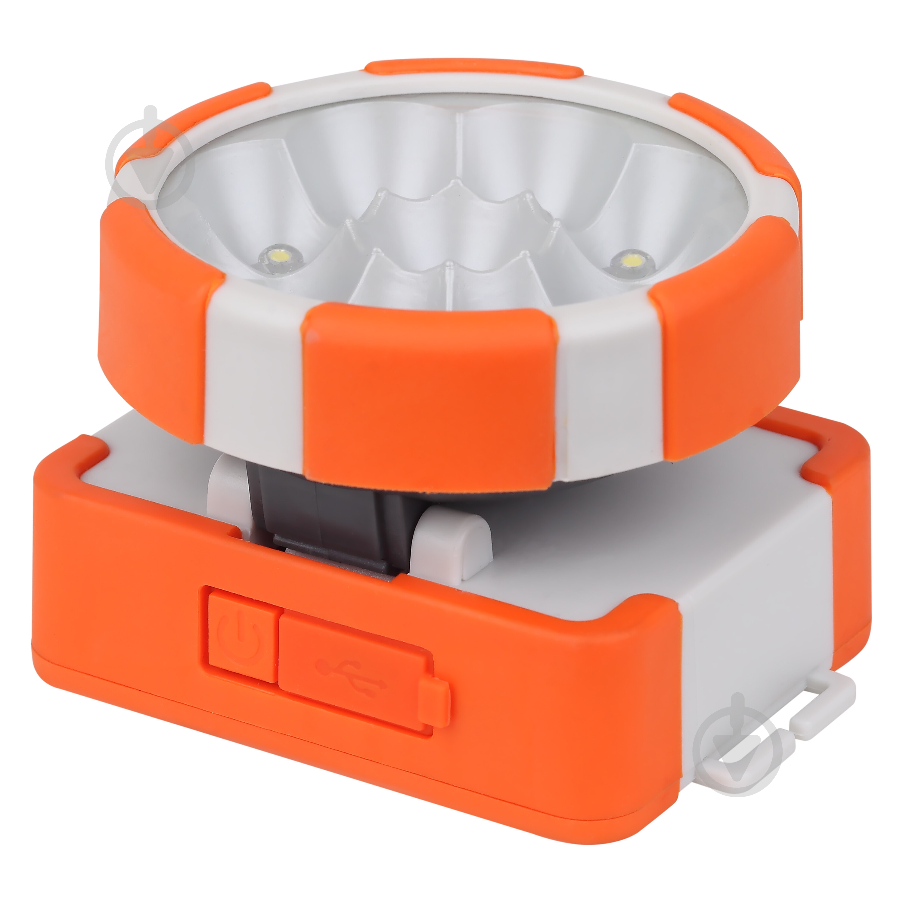 Фонарь налобный Ledvance FLASHLIGHT CAMPING 100 Lm оранжевый - фото 3