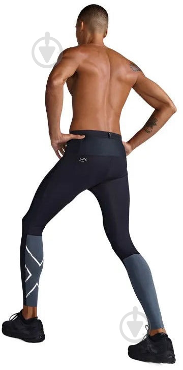 Тайтсы 2XU Light Speed React Comp Tights MA7049b_BLK/WRF р.L черный - фото 2 Тайтсы 2XU Light Speed React Comp Tights MA7049b_BLK/WRF р.L черный - фото 2