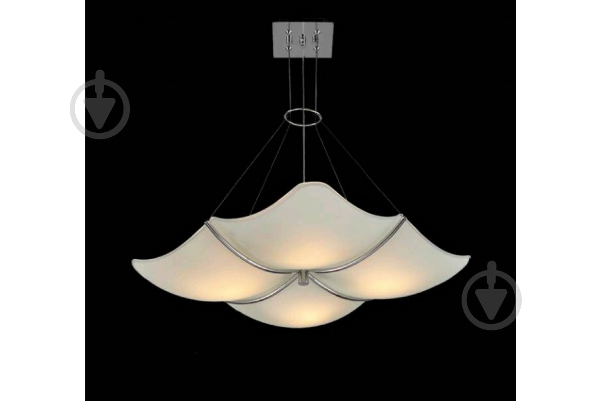 Люстра подвесная NNB Venetian 4x40 Вт E27 белый 20007 - фото 1