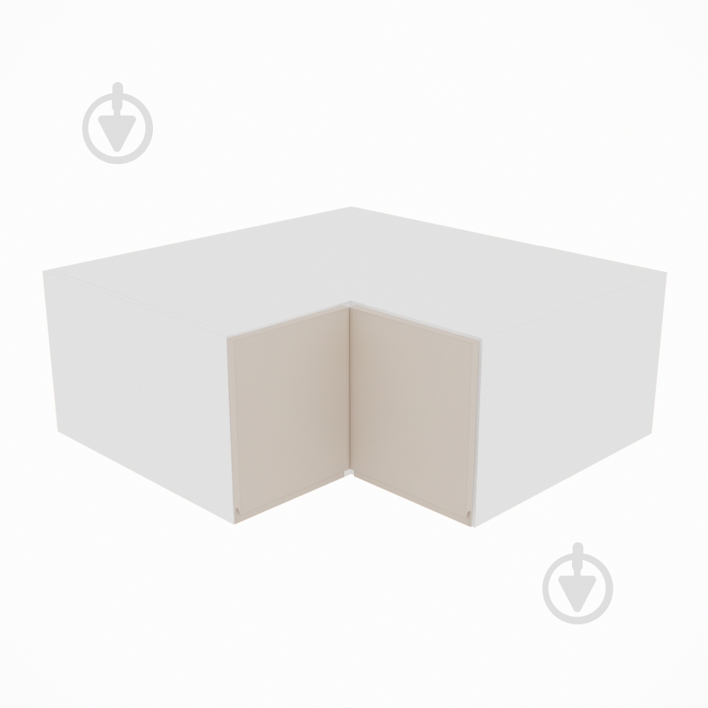 Шафа Влада (А 90х90 прямий (570)ліва) пломбір/білий Світ Меблів - фото 1 Шафа Влада (А 90х90 прямий (570)ліва) пломбір/білий Світ Меблів - фото 1