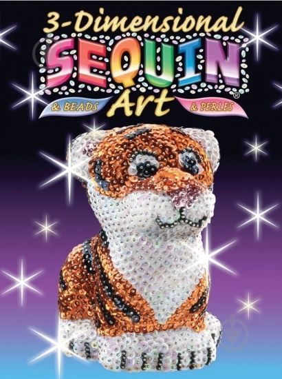 Набор для творчества Sequin Art 3D Тигр SA1122 - фото 2