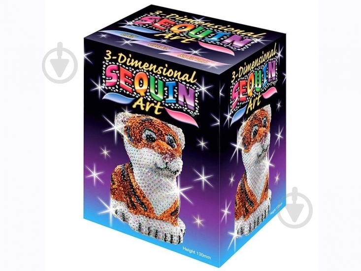 Набор для творчества Sequin Art 3D Тигр SA1122 - фото 1