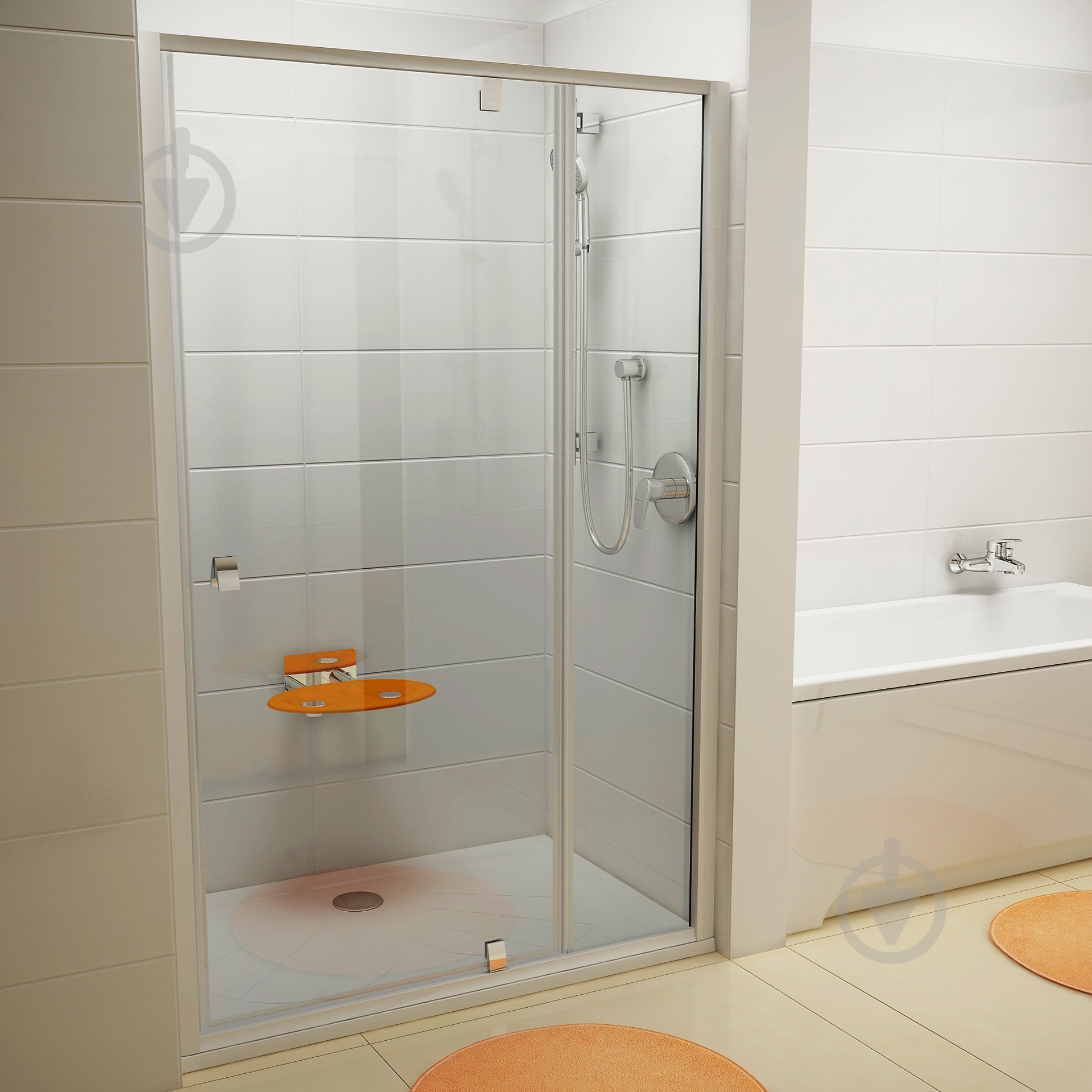 Дверь для душа Pivot PDOP2-120 - фото 1