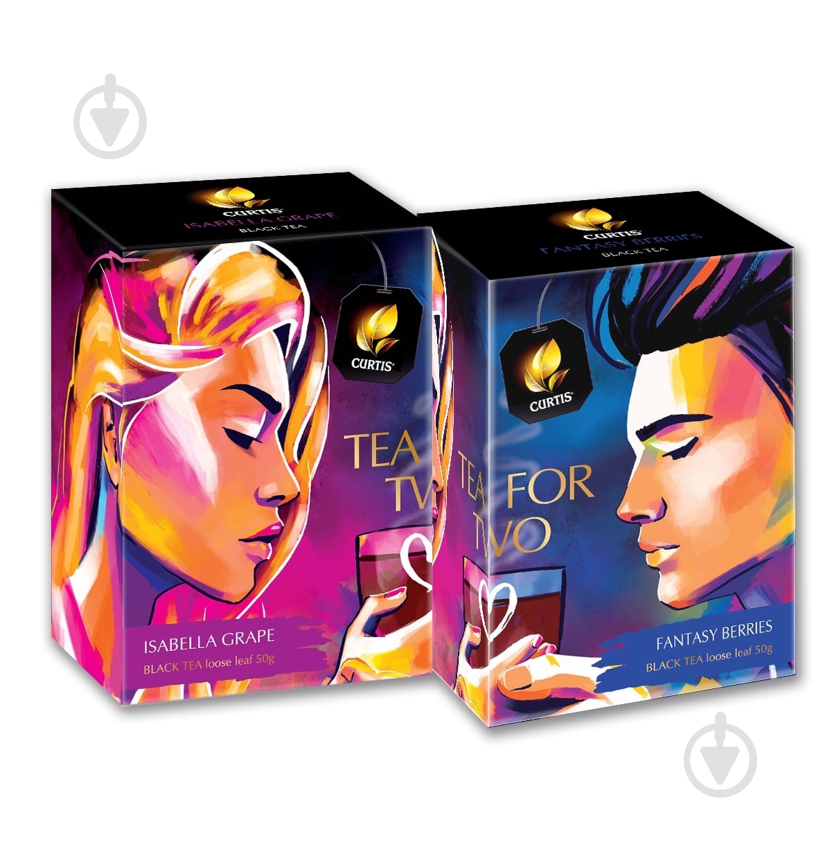Набор чая ассорти Curtis Tea for Two 100 г - фото 2 Набор чая ассорти Curtis Tea for Two 100 г - фото 2